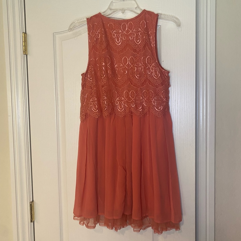 Forever 21 peach colored mini dress